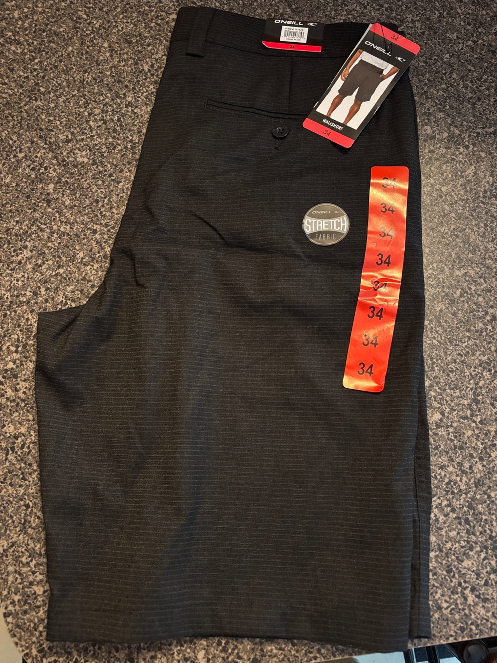 O'Neill Men's Black Stretch Chinos